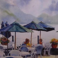 Rainy Day at the Cafe